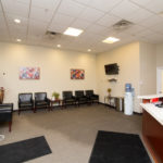 patients waiting area at admire dental